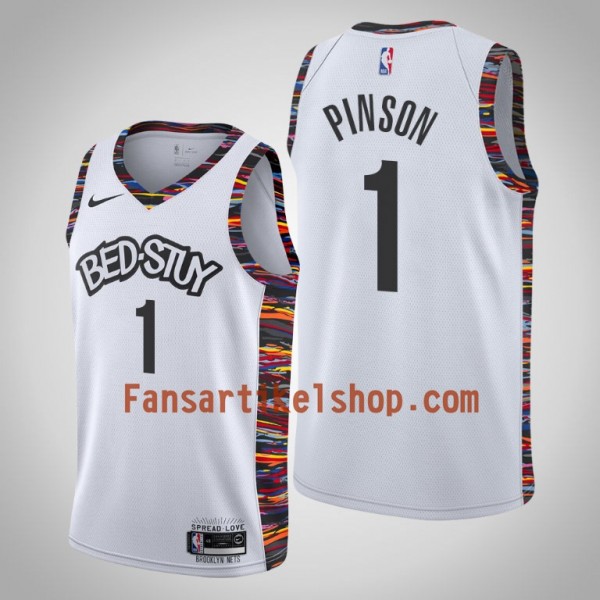 NBA Brooklyn Nets Trikot Theo Pinson 1 Nike 2019-2020 City Edition Swingman - Herren NBA Brooklyn Nets Trikot Theo Pinson 1 Nike 2019-2020 City Edition Swingman - Herren